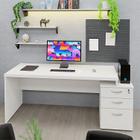 Mesa Para Escritório Pedestal 3 Gav. 1700x700 Tpo 30mm NetMobil