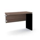 Mesa Pe40 Complemento 75X90x45 Walnut E Preto - Pandin