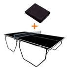 MESA PING PONG COM RODIZIO MDP 15mm COR PRETA - KLOPF 1087 + Capa Impermeável