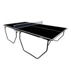 MESA PING PONG COR PRETA COM RODIZIO MDP 15mm - KLOPF 1087