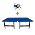 MESA PING PONG ESPECIAL MDP 15MM - Olimpic 1013 + KIT TÊNIS DE MESA 5031