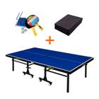 MESA PING PONG MDF 25mm - KLOPF 1008 + KIT COMPLETO 5031 + Capa p/ Mesa Fechada