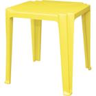 Mesa plastica monobloco tambau amarela