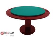 Mesa Poker Cart. Baralho Pro 8 Pessoas Oficial 1,29x1,29x0,12 / 0,72x0,20x0,20 Klopf 1077