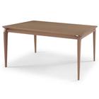 Mesa Retangular Argos Madeira Verniz Amendoa 160cm - 67800