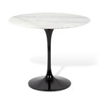 Mesa Saarinen Redonda Espírito Santo 124cm - Base Preta - mgsaarinen