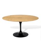 Mesa Saarinen Tulipa Oval 137cm X 90cm Freijó - RMA MÓVEIS