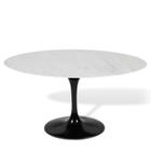 Mesa Saarinen Tulipa Oval Carrara 180x100cm - RMA MÓVEIS