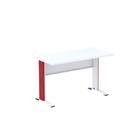 Mesa Secretária Aretto Pandin 1,20 M Branco e Vermelho