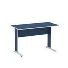 Mesa Secretária Maxxi Pandin 120 Cm Azul e Cinza