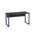 Mesa Secretária Tubular P25 Pandin 1,20 M Preto e Azul Del Rey