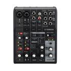 Mesa Yamaha AG06MK2 B USB 6 Canais c/ Interface Preta