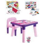 Mesinha C/ Cadeira Infantil Hello Kitty + Kit Rush e Desenho