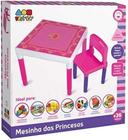 Mesinha mesa Das Princesas com cadeira Bell Toy 9051