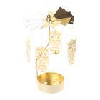 Metal Rotativo Chá Luz Castiçal Porta-velas Girando Tealight Stand Candleholder Gift - O - Jiezhirong Information