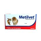 Metilvet 5mg Anti Inflamatório AnaLGésico Para Cães E Gatos