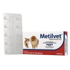 Metilvet Anti-inflamatório 5mg para Cães e Gatos Vetnil Cartela Avulsa 10 Comprimidos