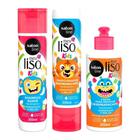 Meu Lisinho Kids Shampoo + Condicionador + Creme para pentear Salon Line