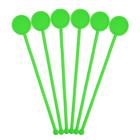 Mexedor de Drink Verde Neon 18,5cm Para Festa 60 Unidades