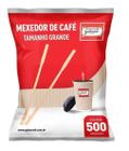 Mexedor / Palheta De Madeira Para Café 15Cm Pacote Com 500 - Gaboardi