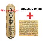 Mezuzá Judaico Luxo dourada + Pergaminho - De Israel