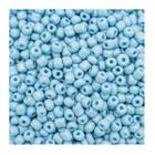 Miçanga 6/0 Passante Perolado Vidrilho Azul Claro 4mm 3000pçs 300g - Macall