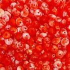 Miçanga Achatada Conta Plastica Vermelho 100g - Quatro Estações