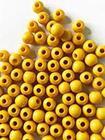 Miçanga Bola Amarelo Escuro 4mm/ aprox.25000peças - 500g - La Mode Arte e Criação