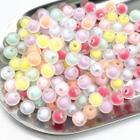 Miçanga Bola Fosca 8mm Com Miolo Colorido Candy Colors Para Pulseira Colar Bijuterias Pulseirinhas Aprox.400 Bolinhas - ADB
