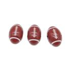 Miçanga Bola Futebol Americano 18X10Mm Com 30 Unidades