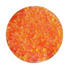 Miçanga Craquelada 8Mm Tie Dye Rosa E Laranja Com 100 Peças - Lns