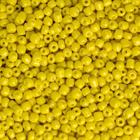 Miçanga Vidro Amarelo 3,6Mm 100G Para Guia Umbanda Candomblé - Meta Atacado