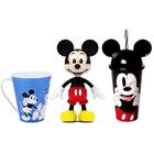 Mickey de 13cm Elka Edição Especial com Caneca e Copo