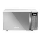 Micro-ondas Panasonic NN-ST27LWRUN 21L, Porta Espelhada, Branco/Cinza