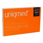 Microcânula com Agulha Auxiliar 22G x 50mm c/12 un Uniqmed