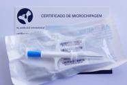 Microchip animal 2,12x12 mm kit com 10 un. com certificados