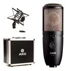 Microfone AKG Condensador Estúdio P420 Profissional Cardioide Omnidirecional - Preto