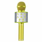 Microfone Bluetooth Infantil - Divertido WS858 - Gold - Mundo Encantado