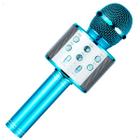 Microfone Bluetooth Karaokê Sem Fio Recarregável infantil Repórter - Sem Fio