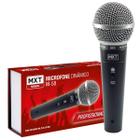 Microfone c/ fio profissional -- M-58 - MXT -- cabo c/ 3 metros