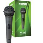 Microfone com Fio de Mão Dinâmico Unidirecional MC 40 Vokal