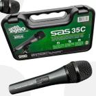 Microfone Com Fio Santo Angelo Sas 35c + Case E Cachimbo