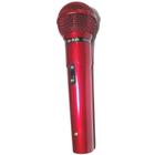 Microfone com Fio Vermelho Profissional MC-200 P10 - Leson 2AM00200V