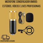 Microfone Condensador BM800: Estúdios, Vídeos e Lives Profissionais
