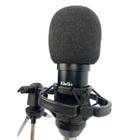 Microfone Condensador KinGo Para Podcast Vídeo Locução