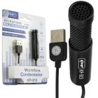 Microfone Condensador Usb Para Gravacao Jogos Treinamentos - Knup