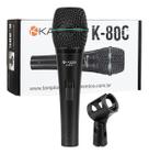 Microfone De Fio Kadosh K-80c Com Suporte Para Palestra Show