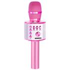 Microfone de karaokê infantil BONAOK, microfone Bluetooth sem fio para cantar, presente para crianças, adultos, meninas, meninos, brinquedos infantis de Natal e presentes para crianças de 3, 4, 5, 6, 7, 8 anos ou mais (cor rosa claro)