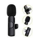 Microfone De Lapela S/ Fio Wireless Ideal Para Youtubers - Wireless Microphone Lavalier Lapela Sem Fio