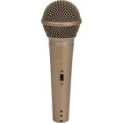 Microfone de Mão Leson LS58 Dinâmico Champanhe F002